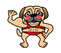 Pugpug1 sticker #15894056