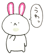 Kamaboko rabbit 3 sticker #15894225
