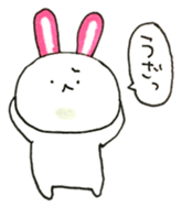 Kamaboko rabbit 3 sticker #15894228