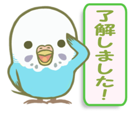 Honorific Ms.Seiko of the budgerigar sticker #15894479