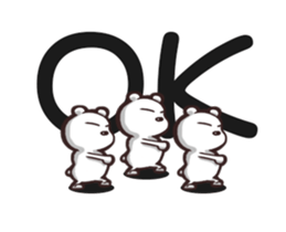 bears stand up sticker #15894562