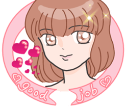 Chiko kittygirl-short hair kittygirl sticker #15894920