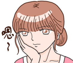 Chiko kittygirl-short hair kittygirl sticker #15894929