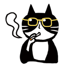 JUN of a cat sticker #15894976
