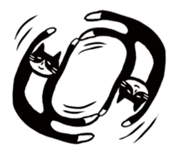 JUN of a cat sticker #15894980