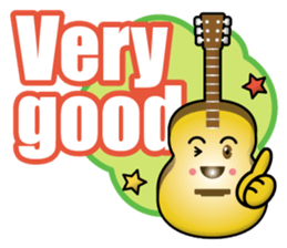 guitar teacher sticker #15895037