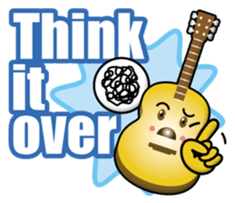 guitar teacher sticker #15895041