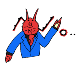 Crab host 2 - Medium-sized host Taraba sticker #15895157