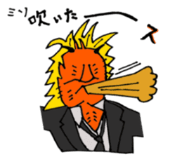 Crab host 2 - Medium-sized host Taraba sticker #15895163