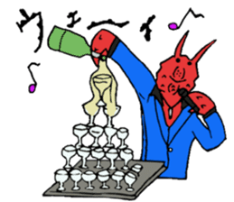 Crab host 2 - Medium-sized host Taraba sticker #15895172