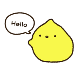 Simple and always usable Hiyokomame sticker #15895300