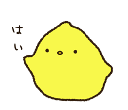 Simple and always usable Hiyokomame sticker #15895302