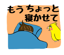 parakeet owner holiday ver. sticker #15895538