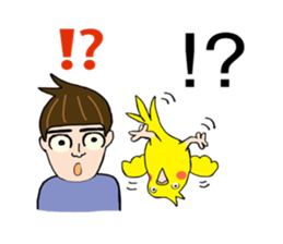 parakeet owner holiday ver. sticker #15895567