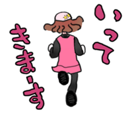 MARATHON GIRL sticker #15895679