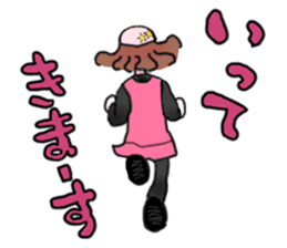 MARATHON GIRL sticker #15895679