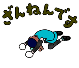 MARATHON GIRL sticker #15895688