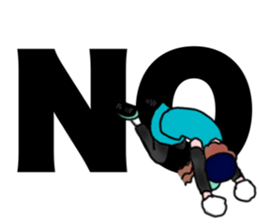 MARATHON GIRL sticker #15895691