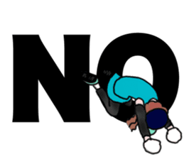 MARATHON GIRL sticker #15895691