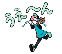 MARATHON GIRL sticker #15895702