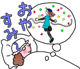 MARATHON GIRL sticker #15895713