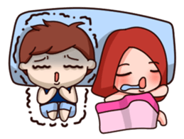 All the details between couple sticker #15895726