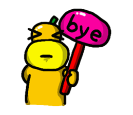 Orange baby (2) sticker #15895885