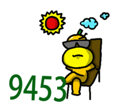 Orange baby (2) sticker #15895896