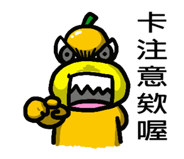 Orange baby (2) sticker #15895902