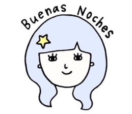 Spanish by ennui girls sticker #15896324
