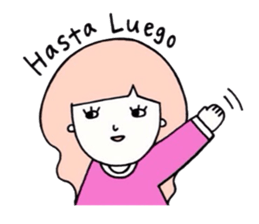 Spanish by ennui girls sticker #15896325
