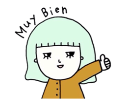 Spanish by ennui girls sticker #15896328