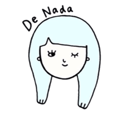 Spanish by ennui girls sticker #15896330