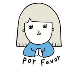 Spanish by ennui girls sticker #15896332