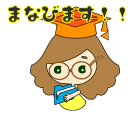 small girl (yellow fashion) sticker #15896345