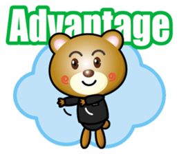 referee bear sticker #15896749