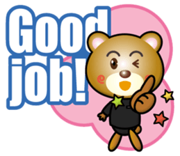 referee bear sticker #15896753