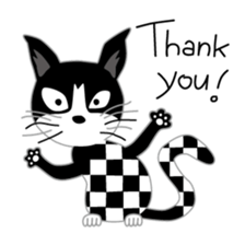 Costume change of cats sticker #15897130