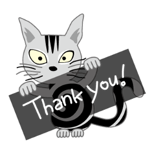 Costume change of cats sticker #15897131