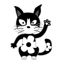 Costume change of cats sticker #15897136