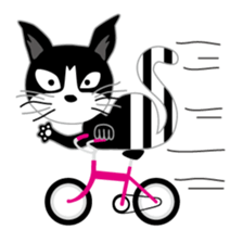 Costume change of cats sticker #15897141