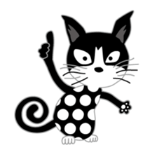 Costume change of cats sticker #15897142