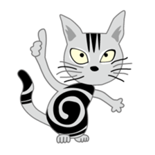 Costume change of cats sticker #15897144