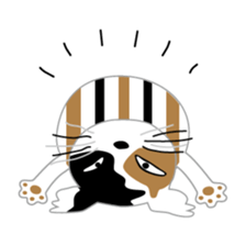 Costume change of cats sticker #15897146