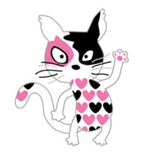 Costume change of cats sticker #15897152