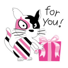 Costume change of cats sticker #15897157