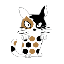 Costume change of cats sticker #15897160