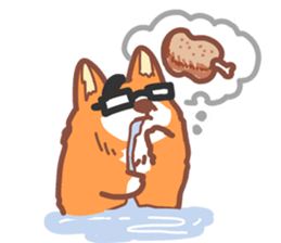 Editor Corgi sticker #15897375