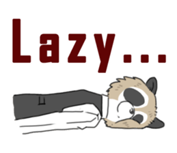 Mr. Raccoon sticker #15897410