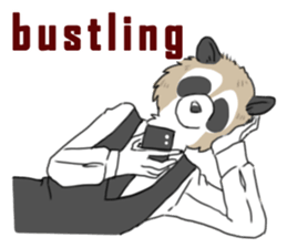 Mr. Raccoon sticker #15897411